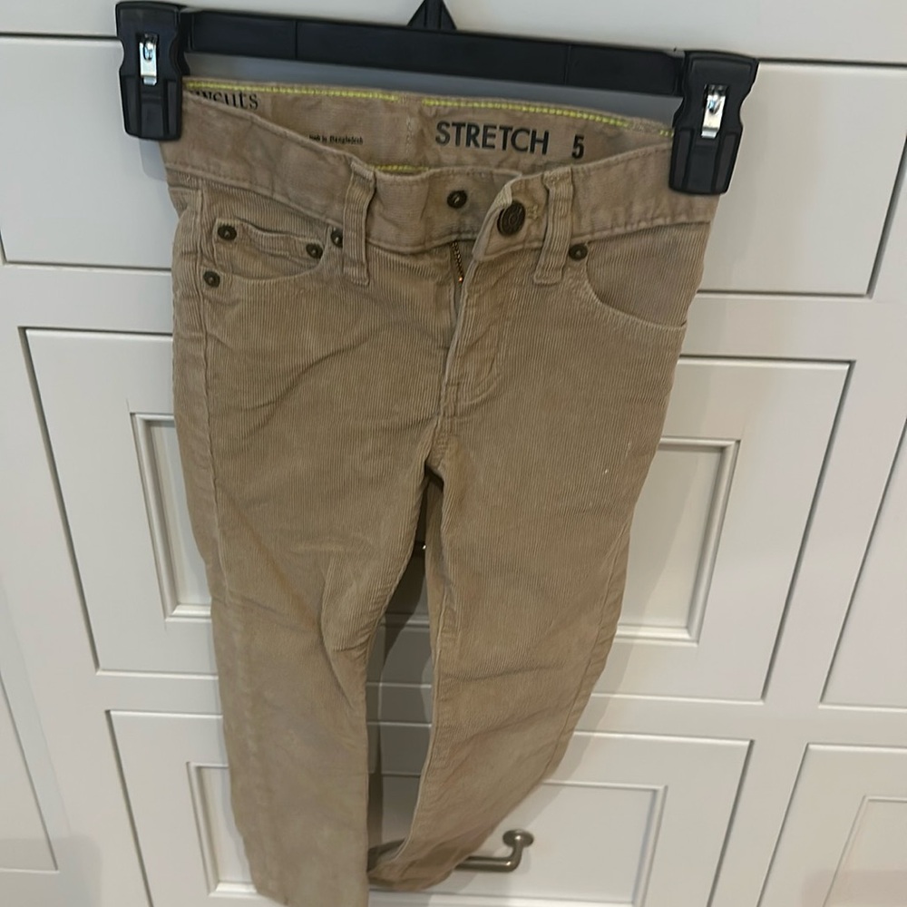 JCREW boys Cords like new size 5